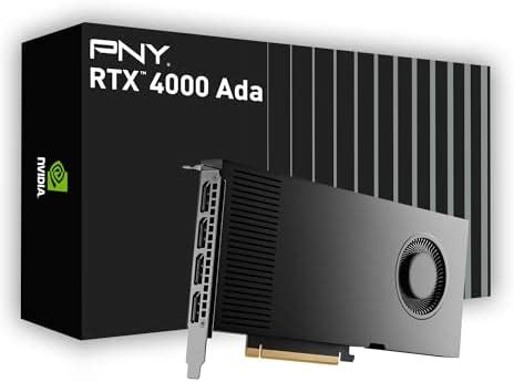 PNY NVIDIA RTX 4000 ADA PCI-Express 4.0 x16; 20 GB GDDR6 160-bit; 4x Mini DP 1.4a